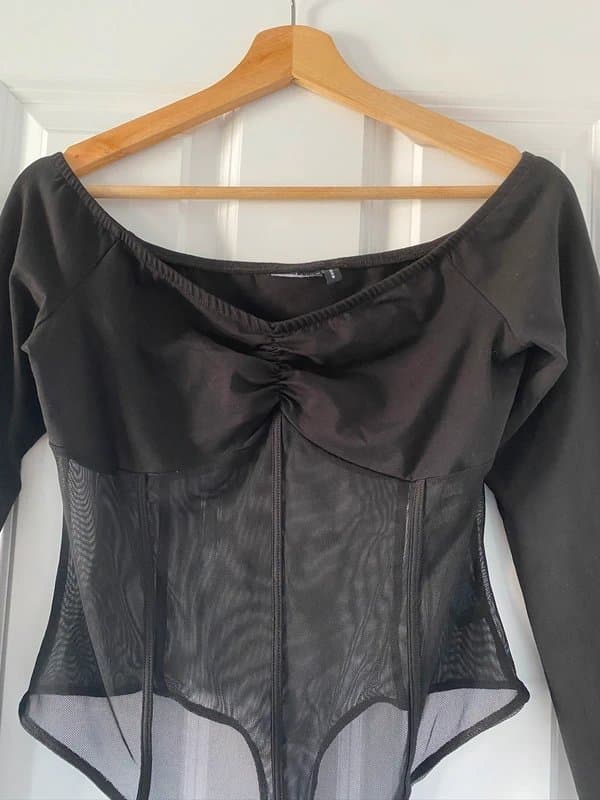 ASOS ASOS mesh bodysuit (size 14)