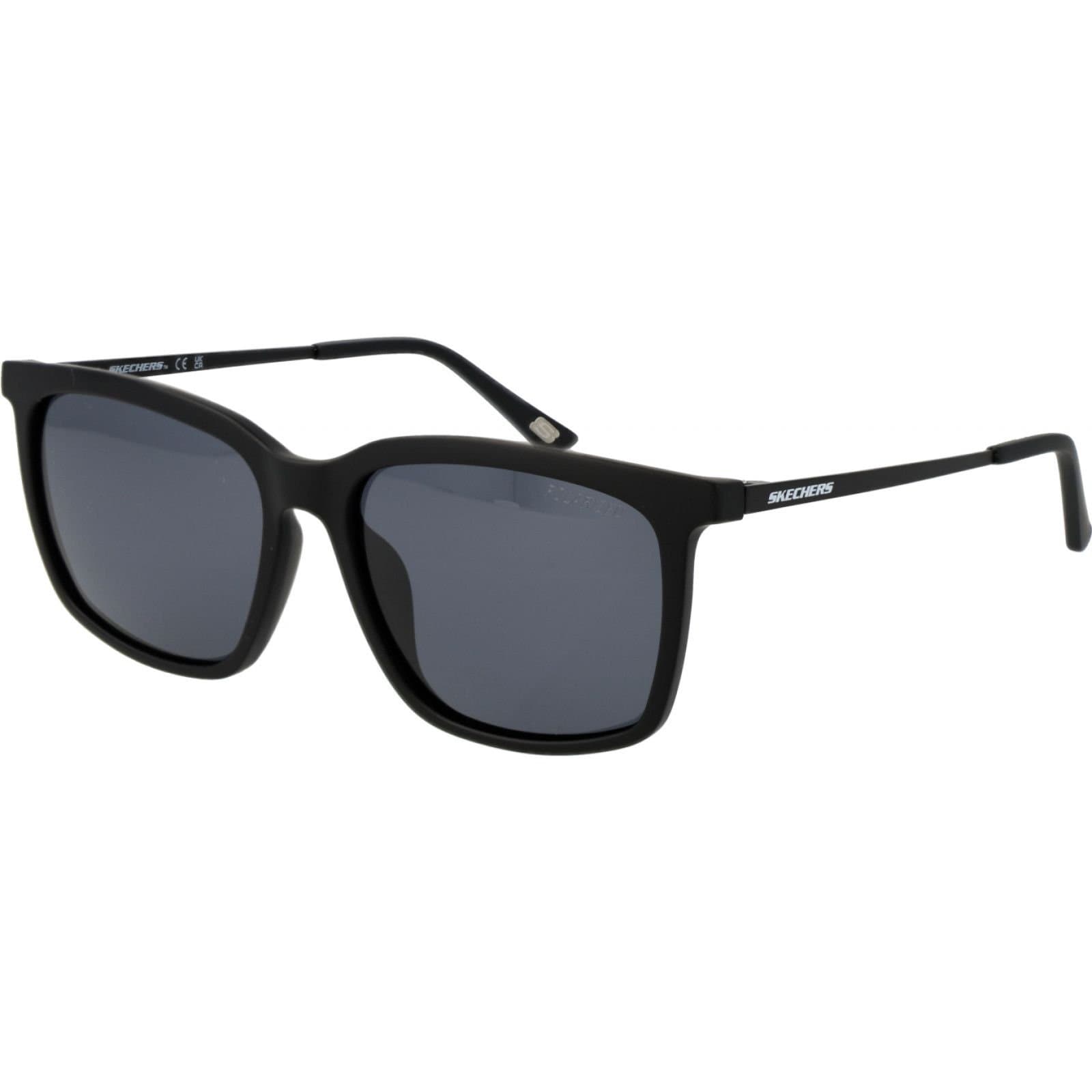 Skechers Skechers Men's SE6282 5302D Square/Rectangle Sunglasses in Black