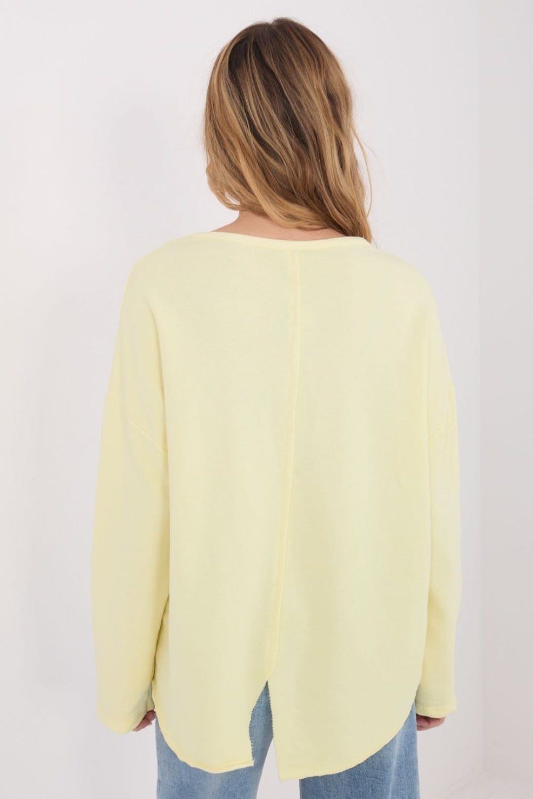 Love Lace Love Lace Women's Cotton Polyester Casual Blouse Flower Applique in Yellow - 4