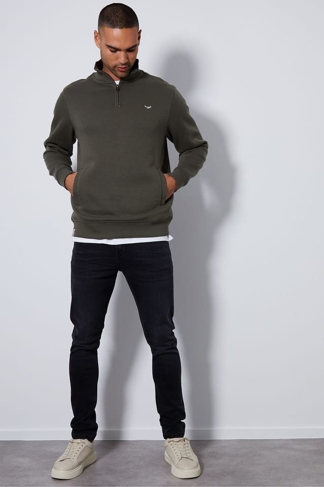 Threadbare Threadbare Men's 'Pendlebury' Skinny Fit Jeans With Stretch in Grey - 3