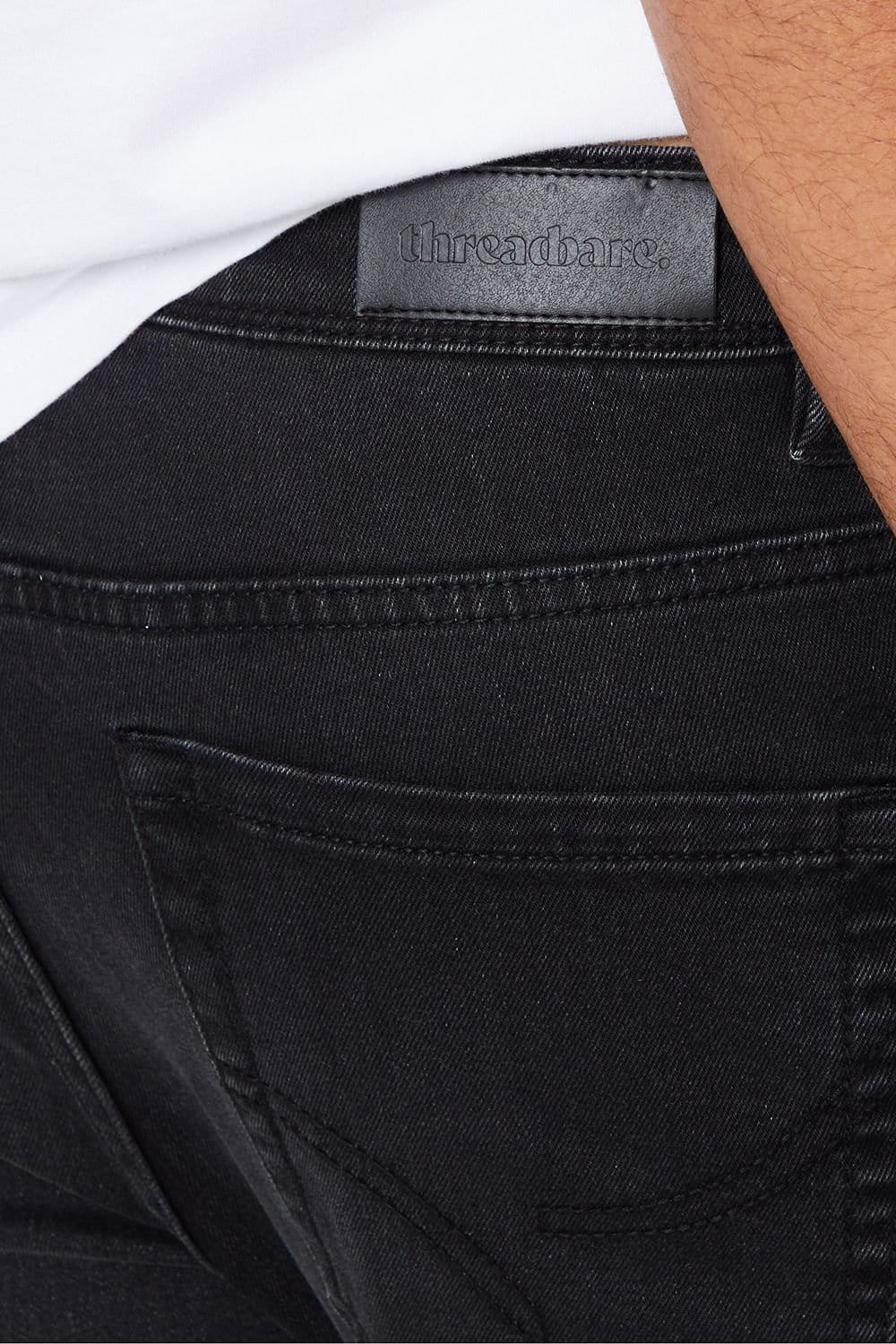 Threadbare Threadbare Men's 'Pendlebury' Skinny Fit Jeans With Stretch in Grey - 4