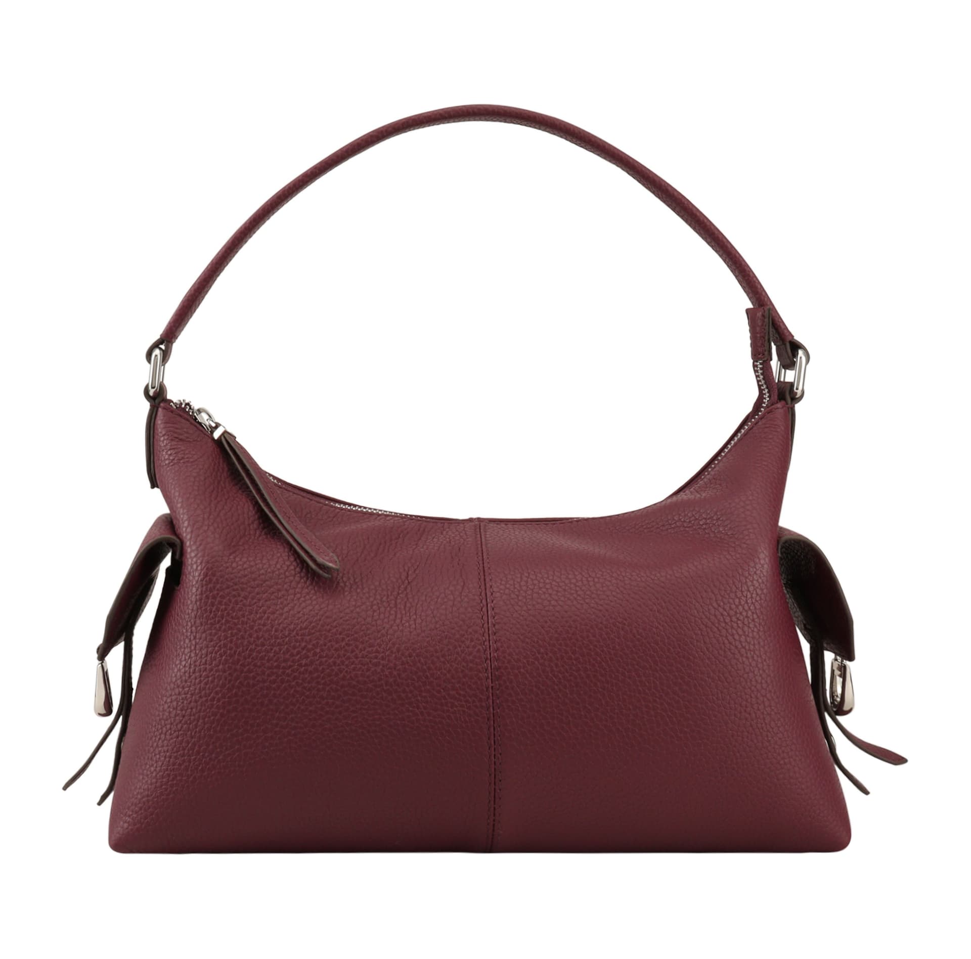 Dents Dents Women's Regency Leather Shoulder Bag in Burgundy