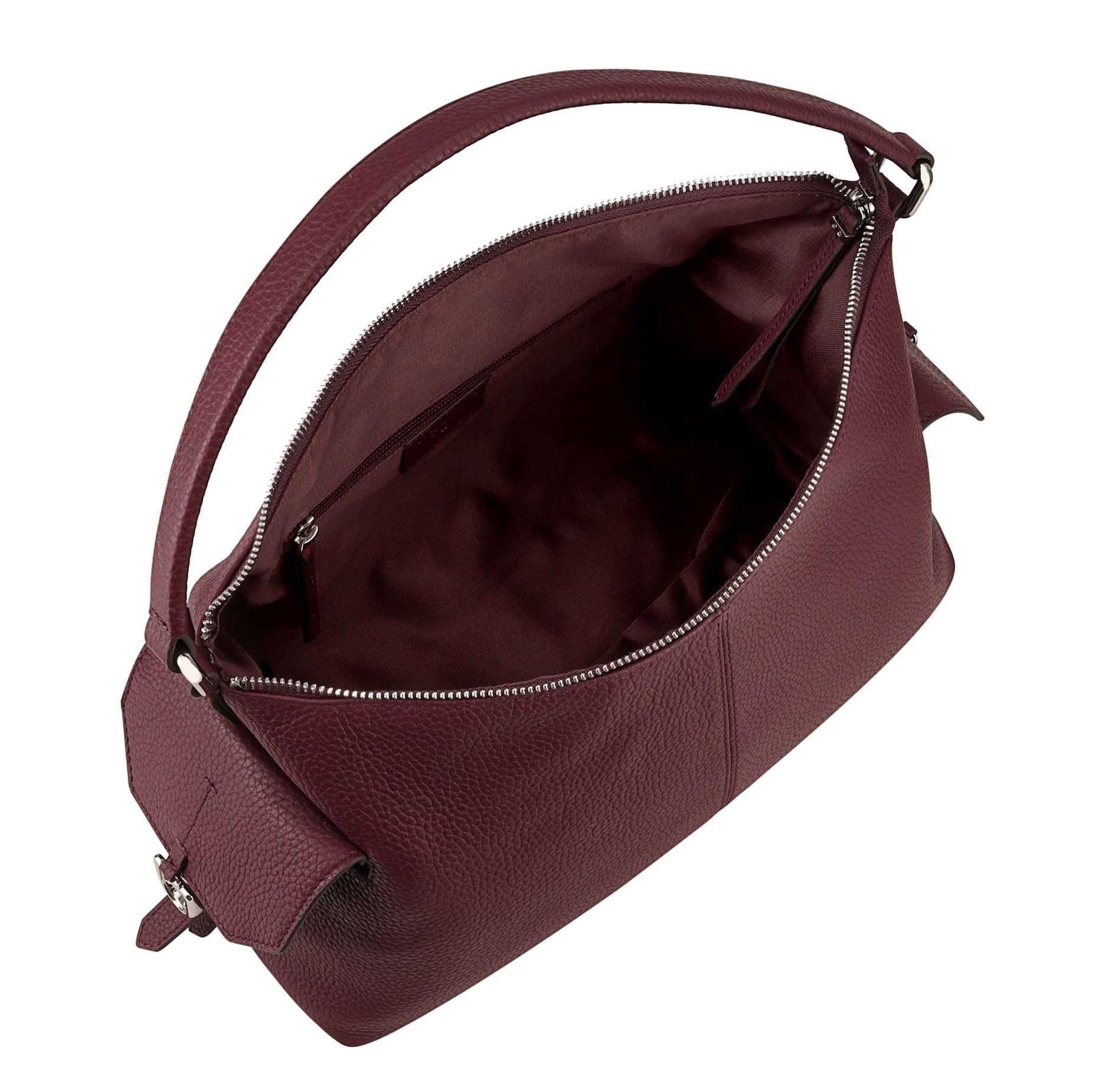 Dents Dents Women's Regency Leather Shoulder Bag in Burgundy - 4