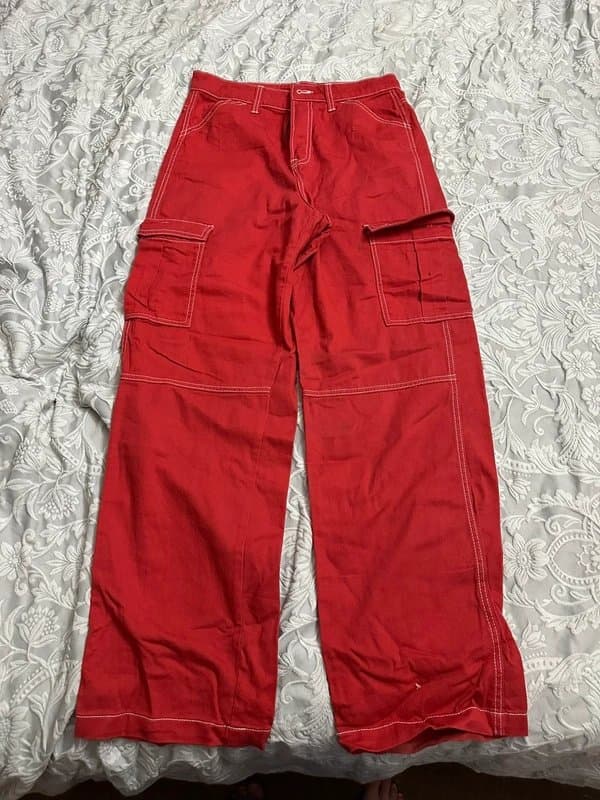New Look Red jeans size 10