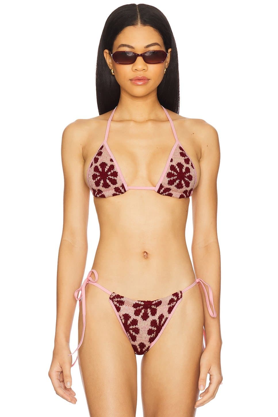 revolve Lio Jacquard Bikini Top