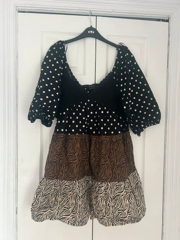 ASOS Patterned ASOS smock dress. UK sized 14