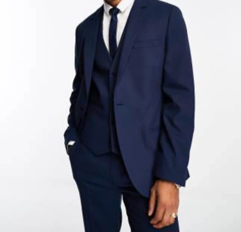 ASOS Design ASOS Design Navy Men’s 3 Piece Suit