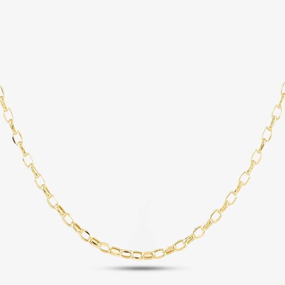 T.H.Baker T.H.Baker 9ct Yellow Gold Belcher Chain