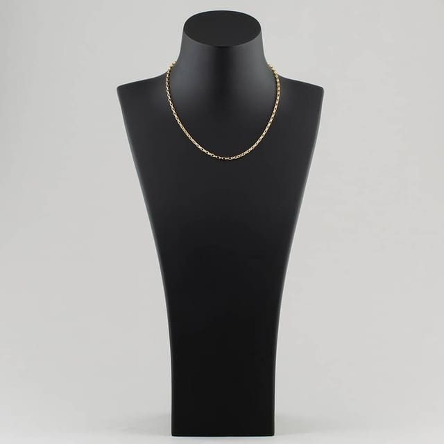 T.H.Baker T.H.Baker Women's 9ct Yellow Gold 16 Inch Oval Belcher Chain HOB100-16 - 2