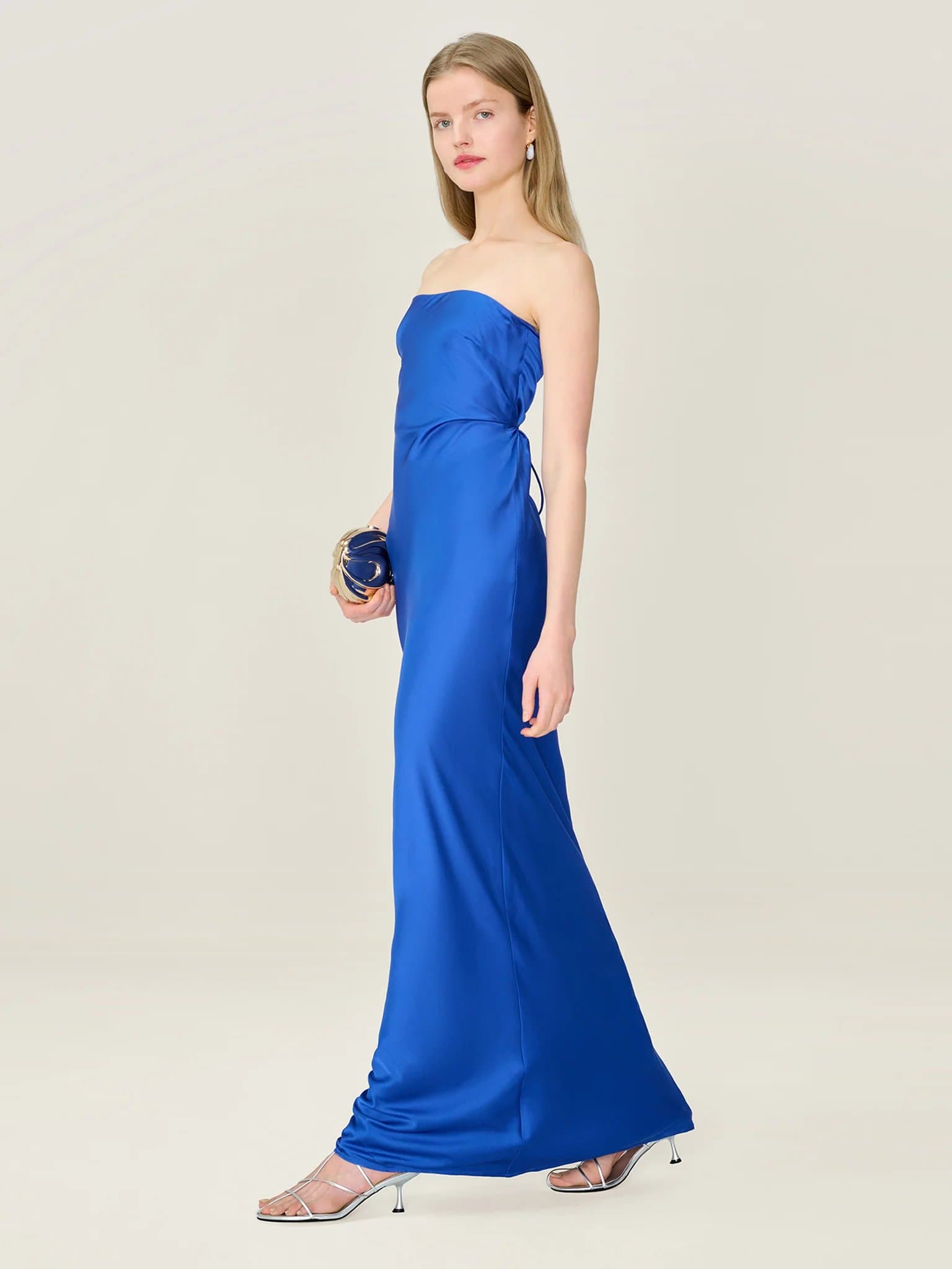 OMNES Amdra Dress in Cobalt