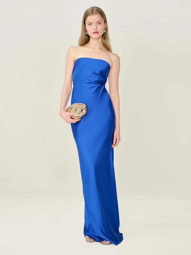 OMNES Amdra Dress in Cobalt - 2