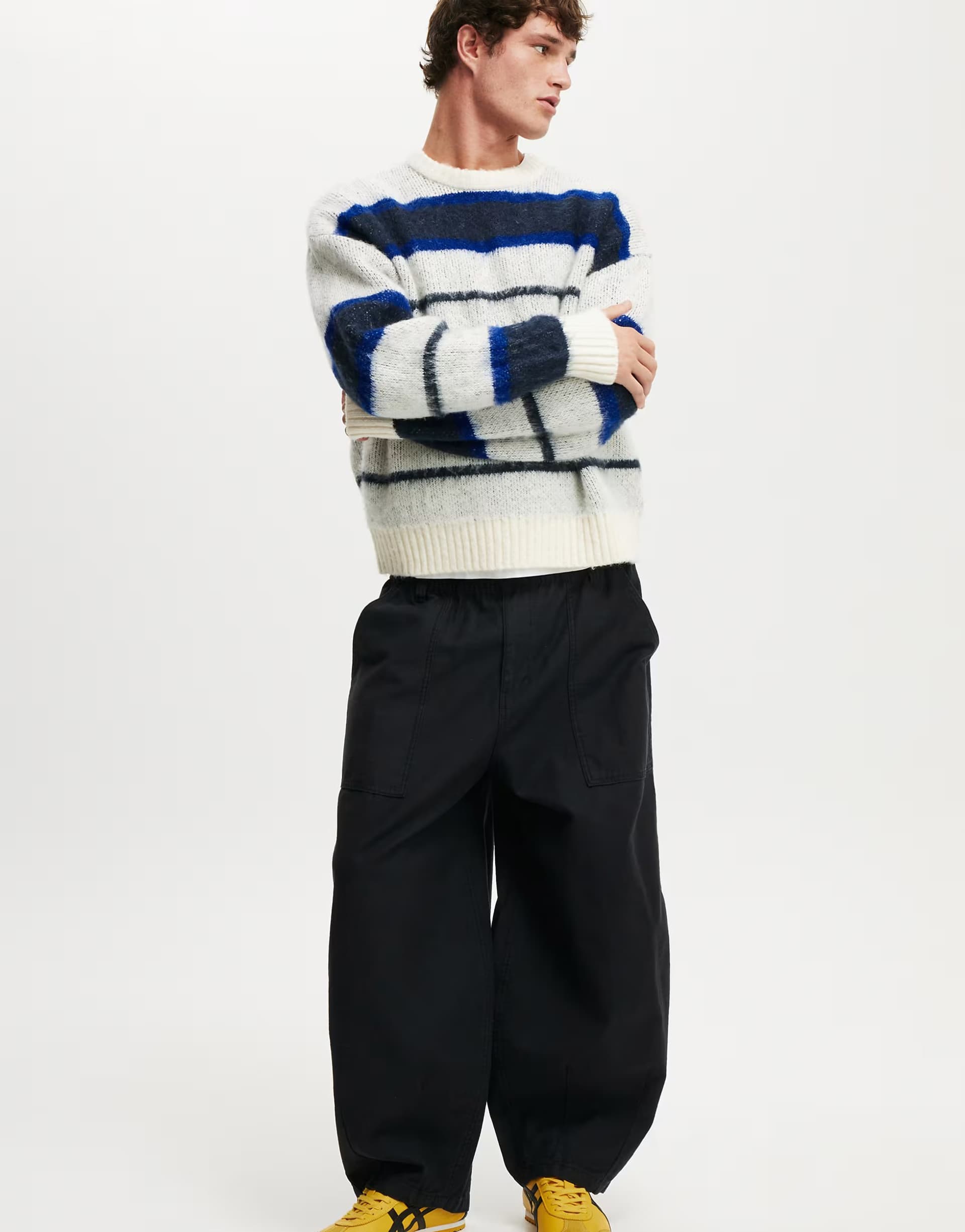 ASOS Cotton On super baggy balloon pant in black