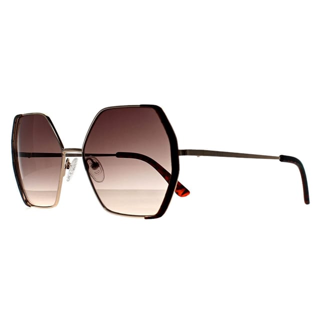 Guess Guess Women's Square Gold Brown Brown Gradient GF0387 - 2