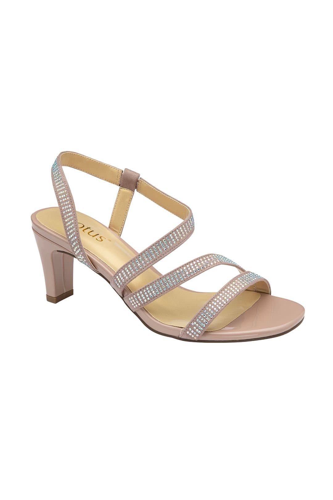 Lotus Lotus Pink 'Bernadette' Open-Toe Sandals