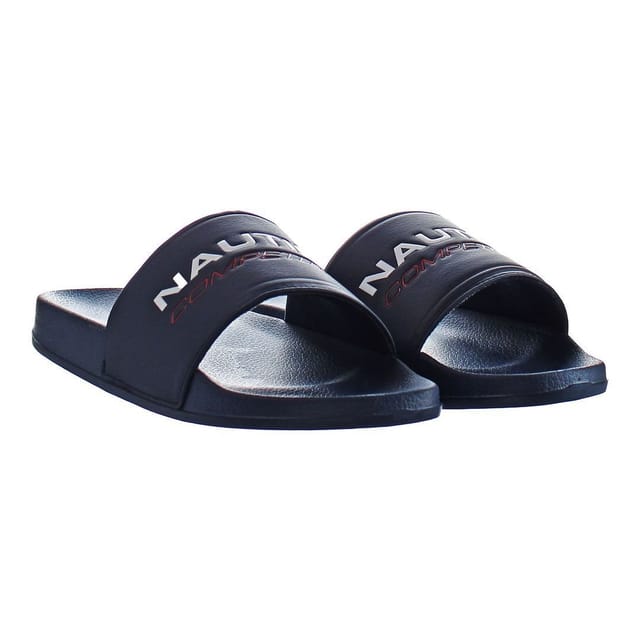 Nautica Nautica Men's Grappo Navy Sliders - 2