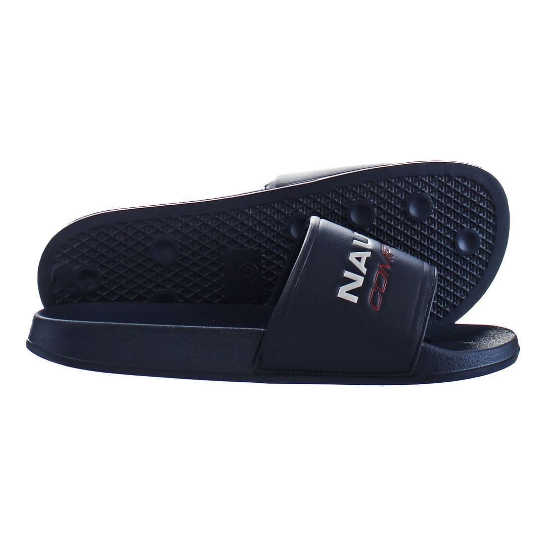 Nautica Nautica Men's Grappo Navy Sliders - 4