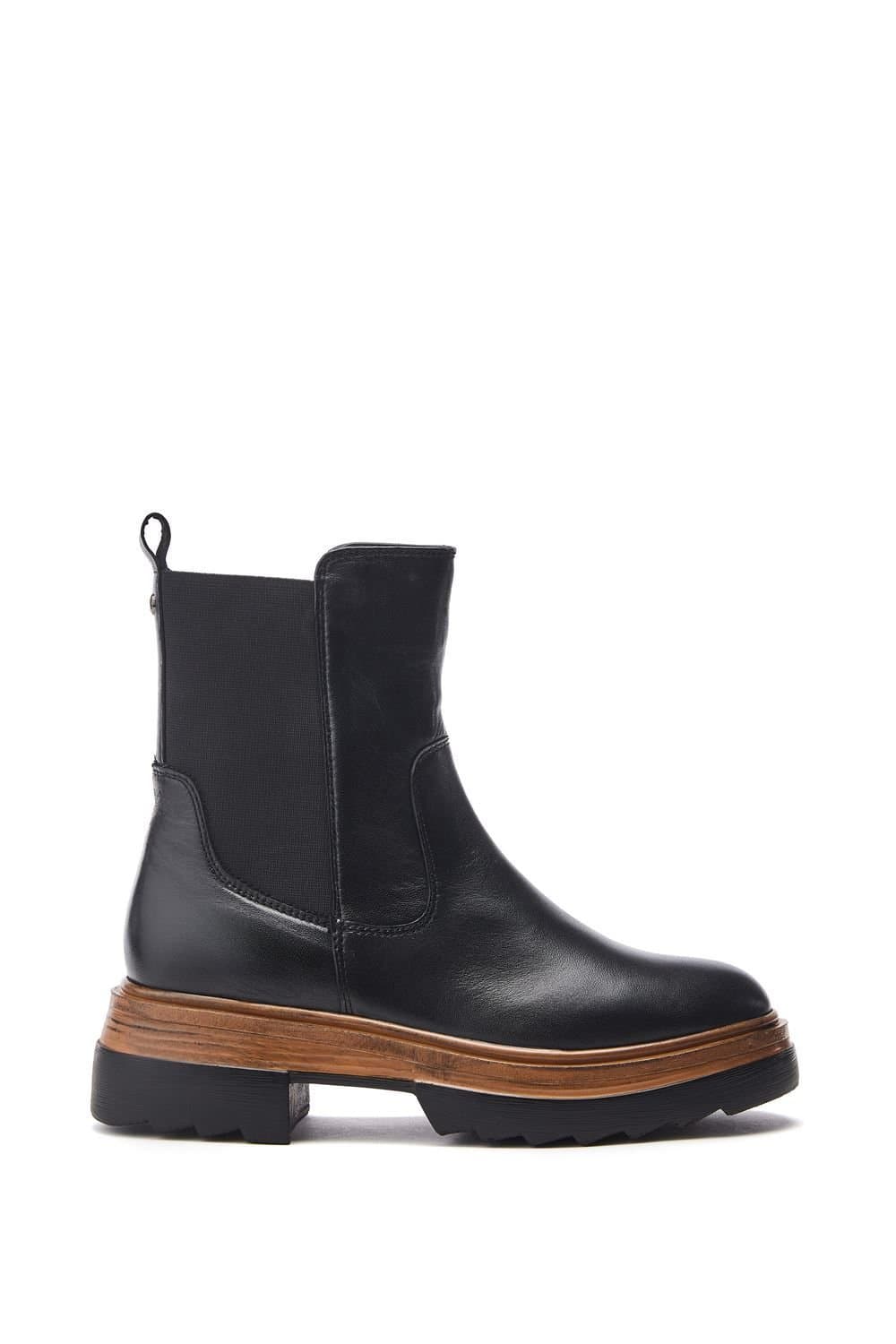 Moda In Pelle Moda In Pelle Black Leather Ankle Boots
