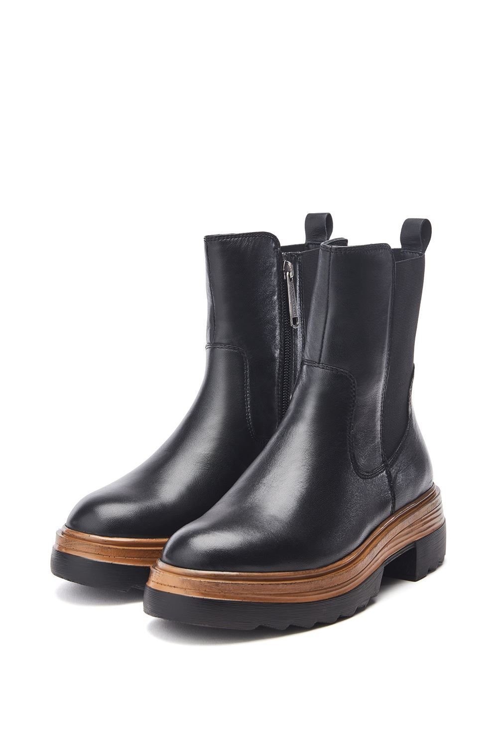 Moda In Pelle Moda In Pelle Women's 'Omri' Leather Ankle Boots in Black - 3