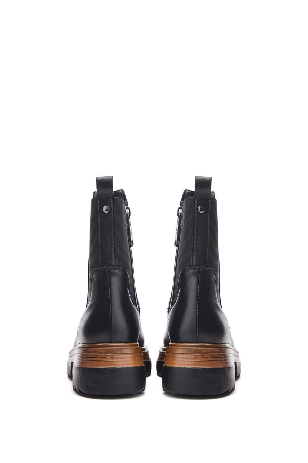 Moda In Pelle Moda In Pelle Women's 'Omri' Leather Ankle Boots in Black - 4