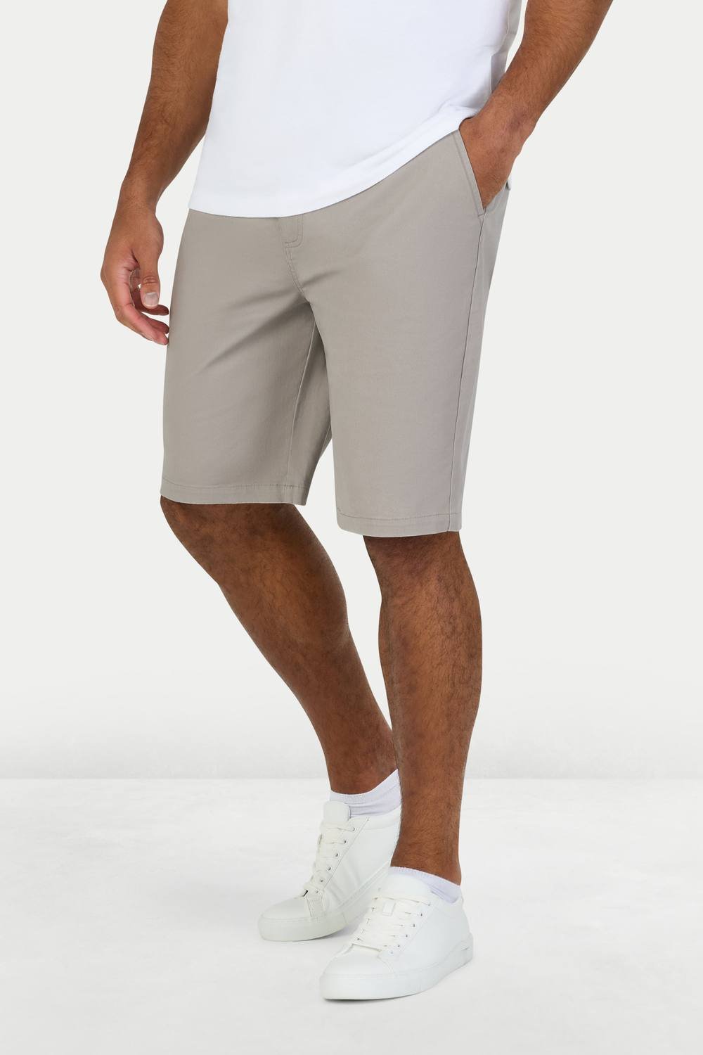 raging bull Raging Bull Men's Classic Chino Shorts in Grey - 4