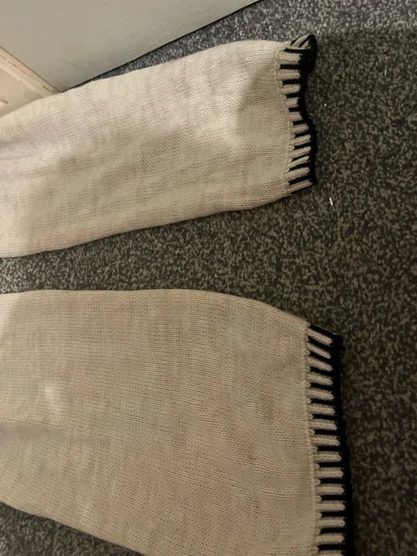 ASOS Beige and black knitted pants