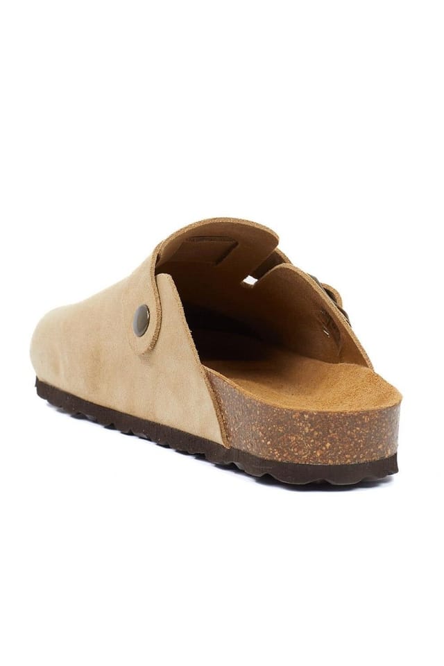 Jones Bootmaker Jones Bootmaker Women's Hestina Leather Mules in Beige - 3