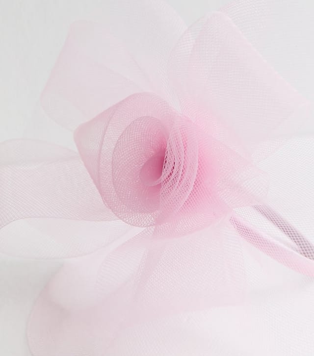 New Look Pink Mesh Flower Fascinator New Look - 3