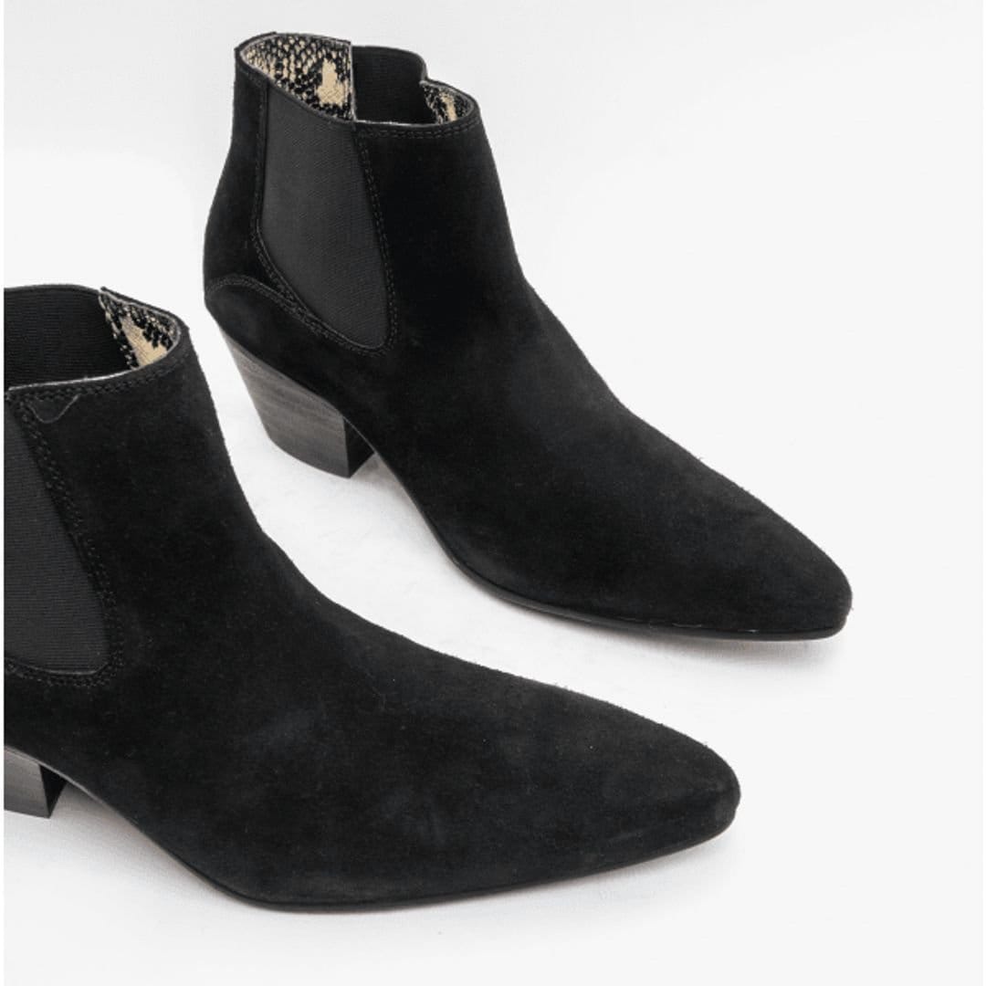 Club Cubano Club Cubano Men's Mccartney Pull On Cuban Heel Ankle Boots in Black - 4