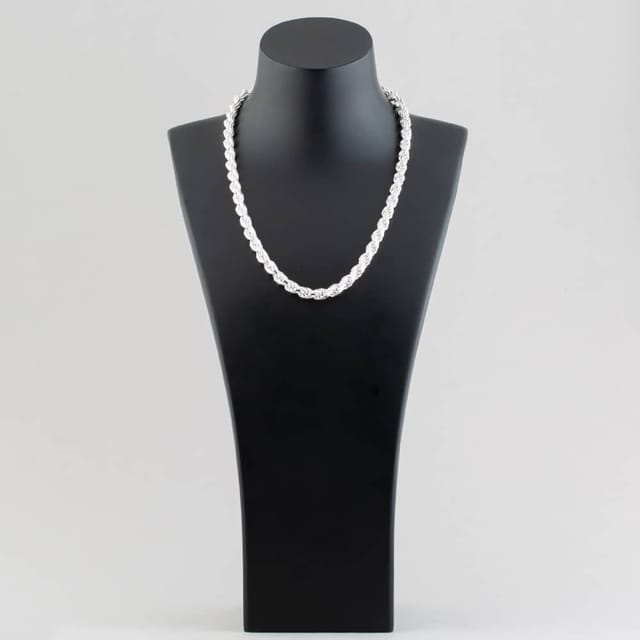 T.H.Baker T.H.Baker Women's Silver 20 Inch Rope Chain SDCR-730-AG-20 - 2