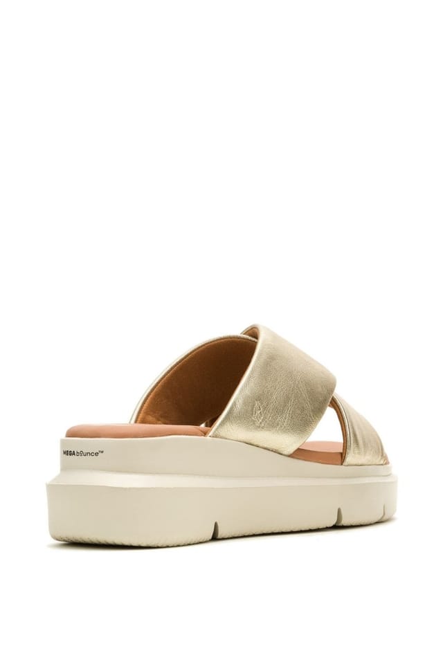 Hush Puppies Hush Puppies Women's Uplift Crossover Slide in Metallic Gold - 2