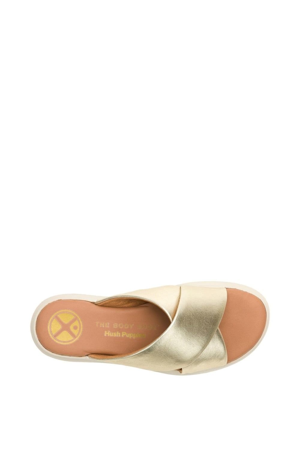 Hush Puppies Hush Puppies Women's Uplift Crossover Slide in Metallic Gold - 4