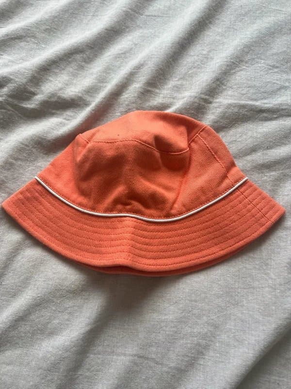 Topshop Orange Bucket Hat