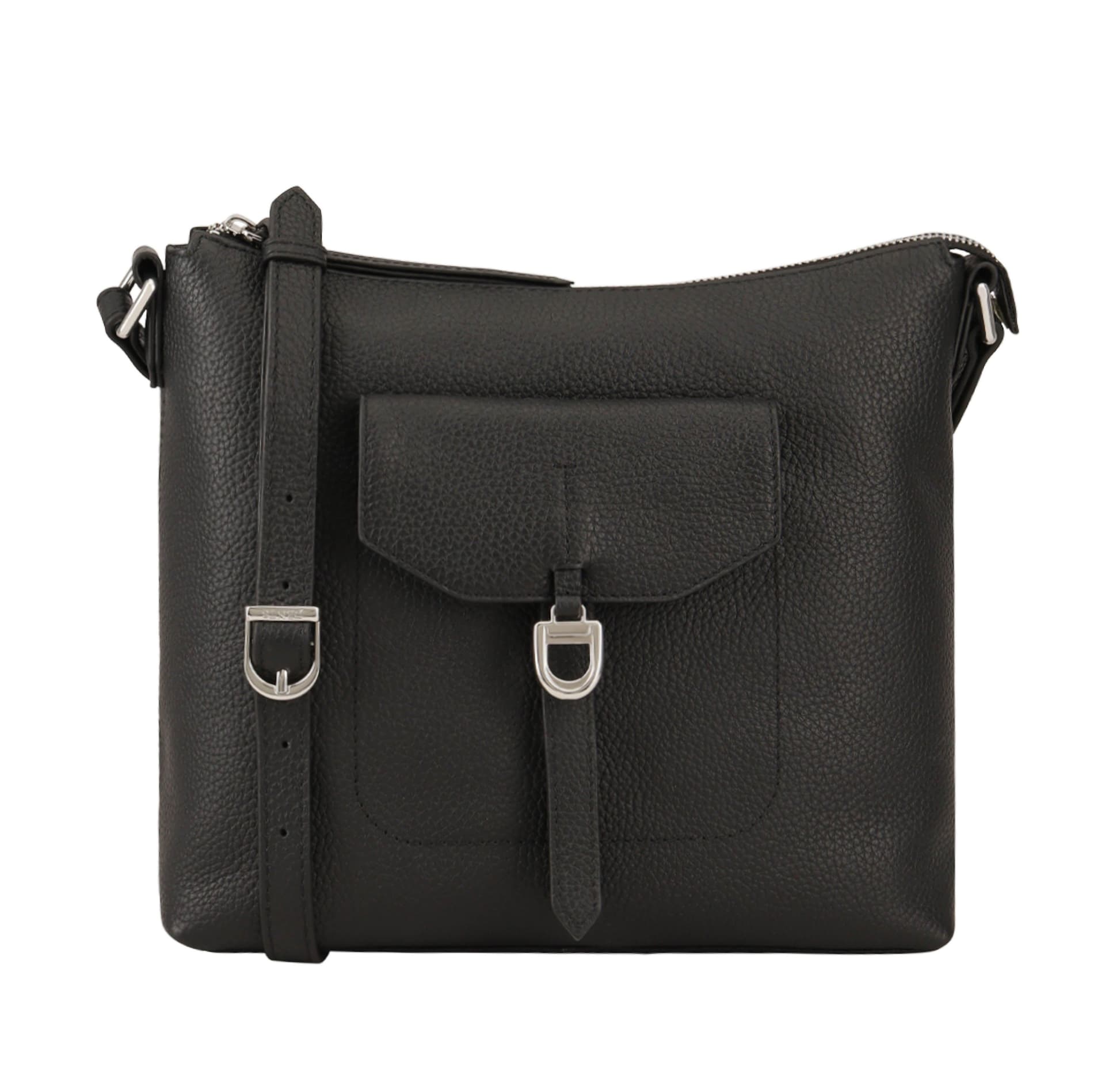 Dents Dents Women's Windsor Leather Cross Body Bag in Black