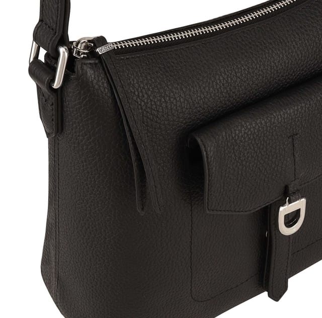 Dents Dents Women's Windsor Leather Cross Body Bag in Black - 3