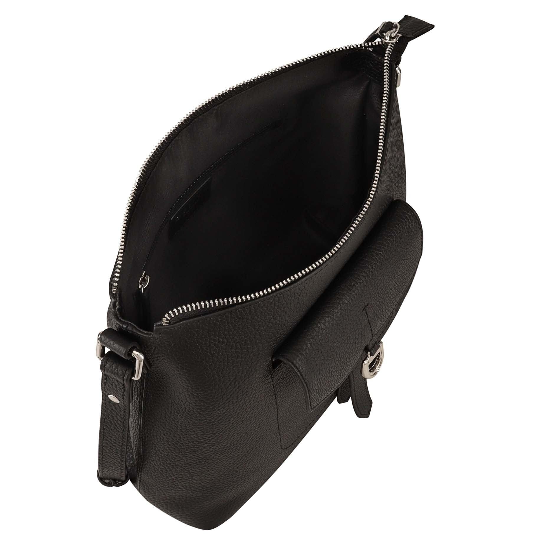 Dents Dents Women's Windsor Leather Cross Body Bag in Black - 4