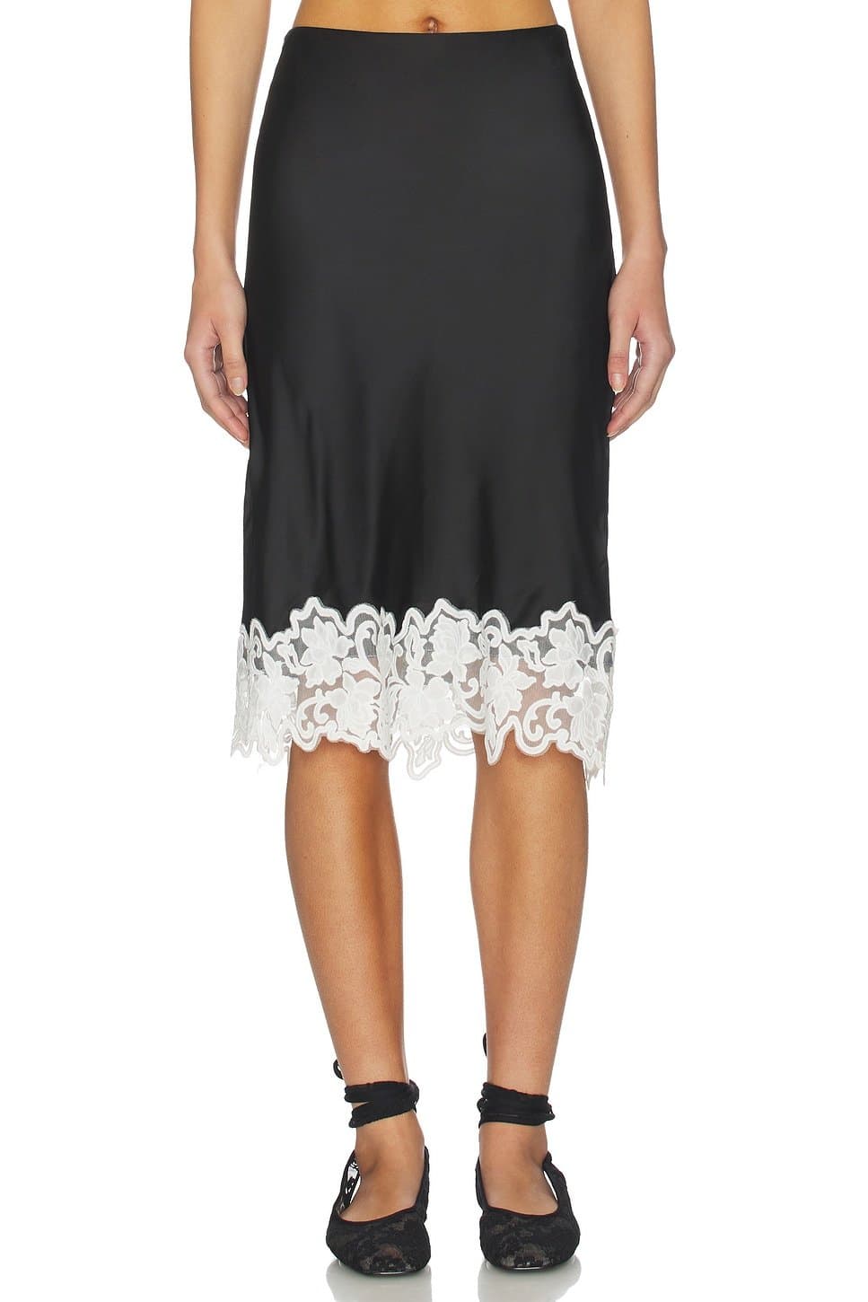 revolve Anchored Midi Skirt