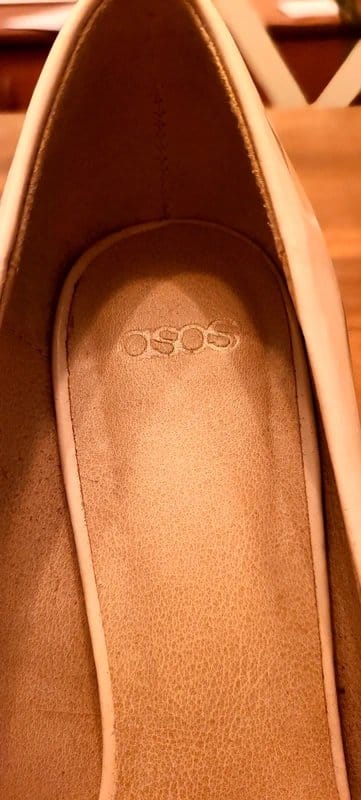 ASOS Patent Leather Nude Heels Wedding Shoes - 1