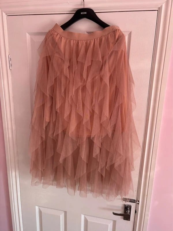 Boohoo Rose Pink Festival Party Tutu Skirt