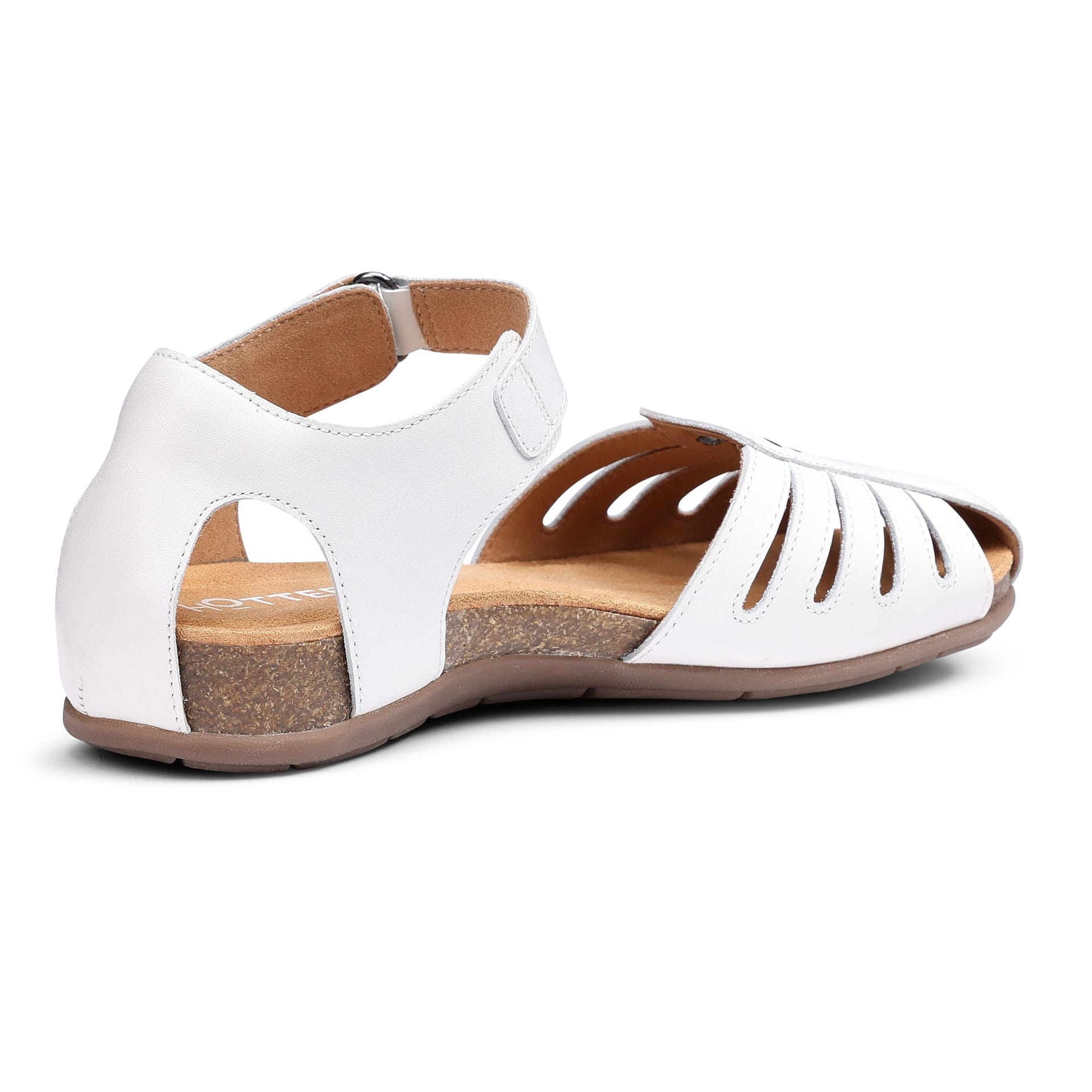 Hotter Hotter Women's Wide Fit 'Dinaric' Fisherman Sandals in White - 4