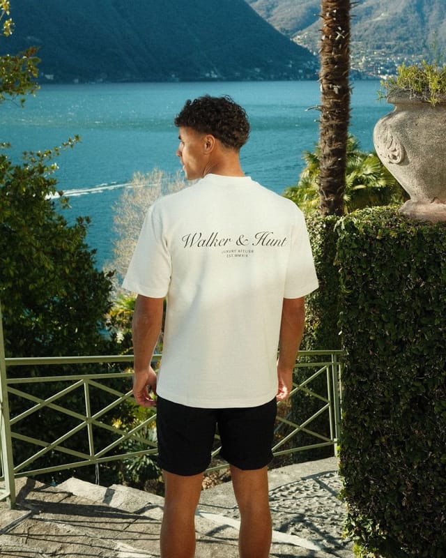 Walker & Hunt Walker & Hunt Men's Atelier' Tee in Off-White - 2