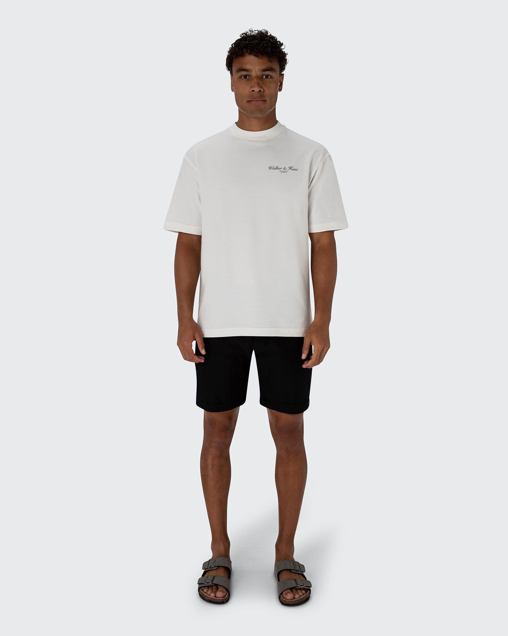 Walker & Hunt Walker & Hunt Men's Atelier' Tee in Off-White - 4