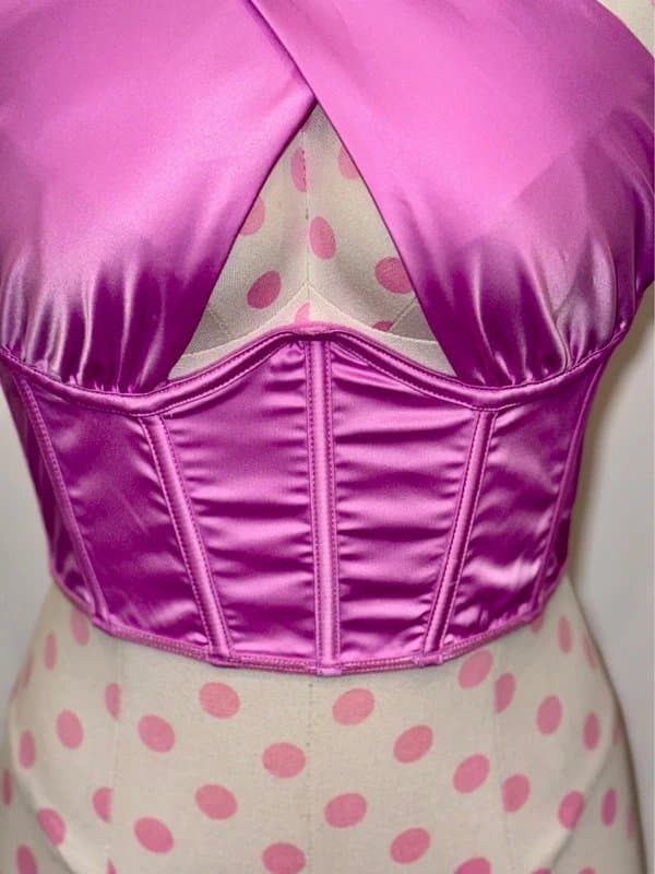 ASOS Asos design Satin Corset Top