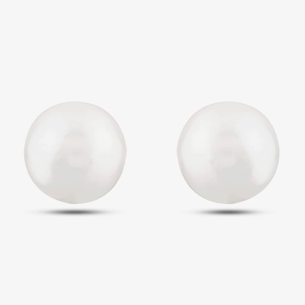 T.H.Baker T.H.Baker Women's 9ct Yellow Gold Freshwater Pearl Stud Earrings EOZ108RF - 2