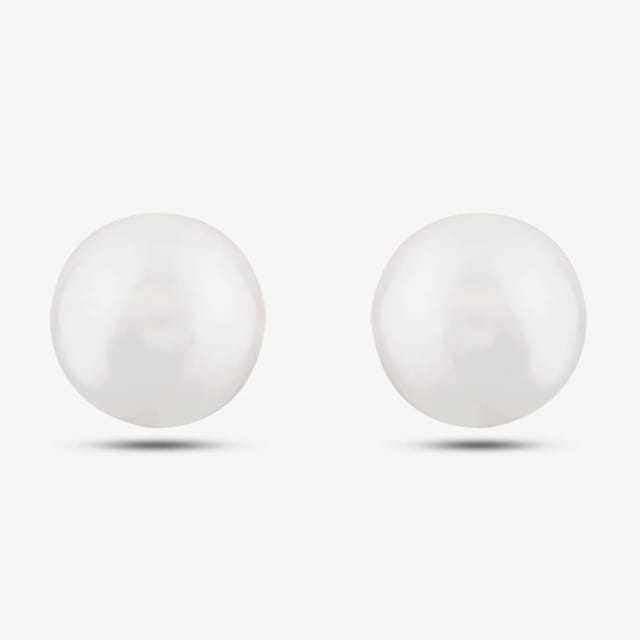 T.H.Baker T.H.Baker Women's 9ct Yellow Gold Freshwater Pearl Stud Earrings EOZ108RF - 2