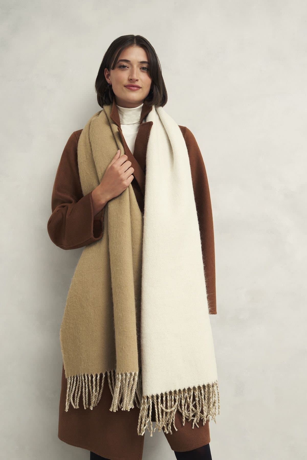 Hobbs London Hobbs London Women's Nancy Scarf in Fawn