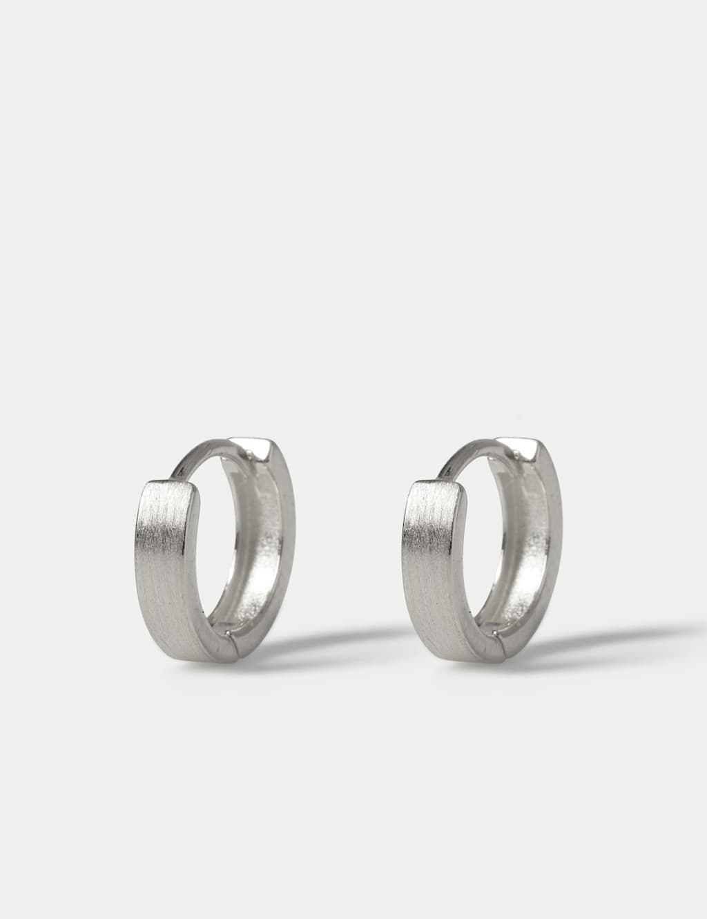 Marks & Spencer M&S Stainless Clicker Hoops Silver