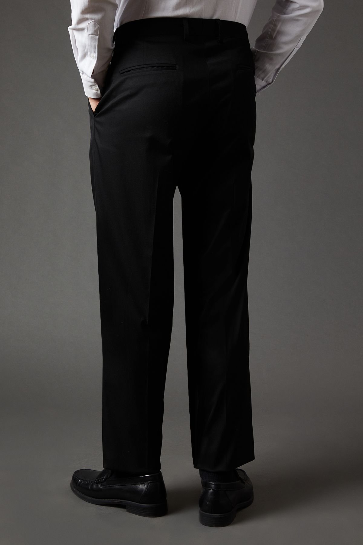 Burton Burton Men's Black Regular Fit Suit Trousers - 3