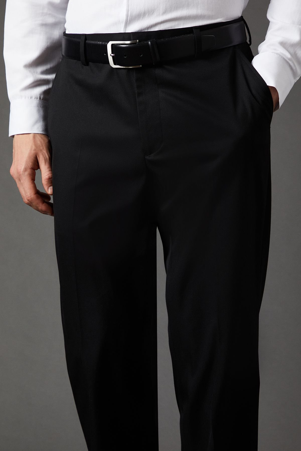 Burton Burton Men's Black Regular Fit Suit Trousers - 4