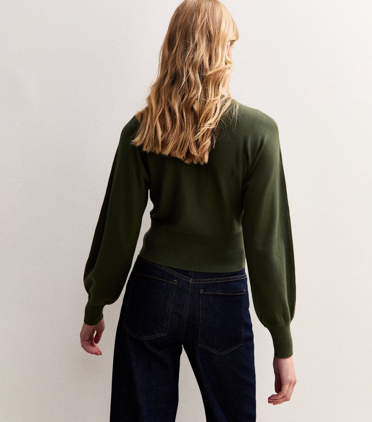 New Look Women's Khaki High Neck Knit Jumper New Look - 4
