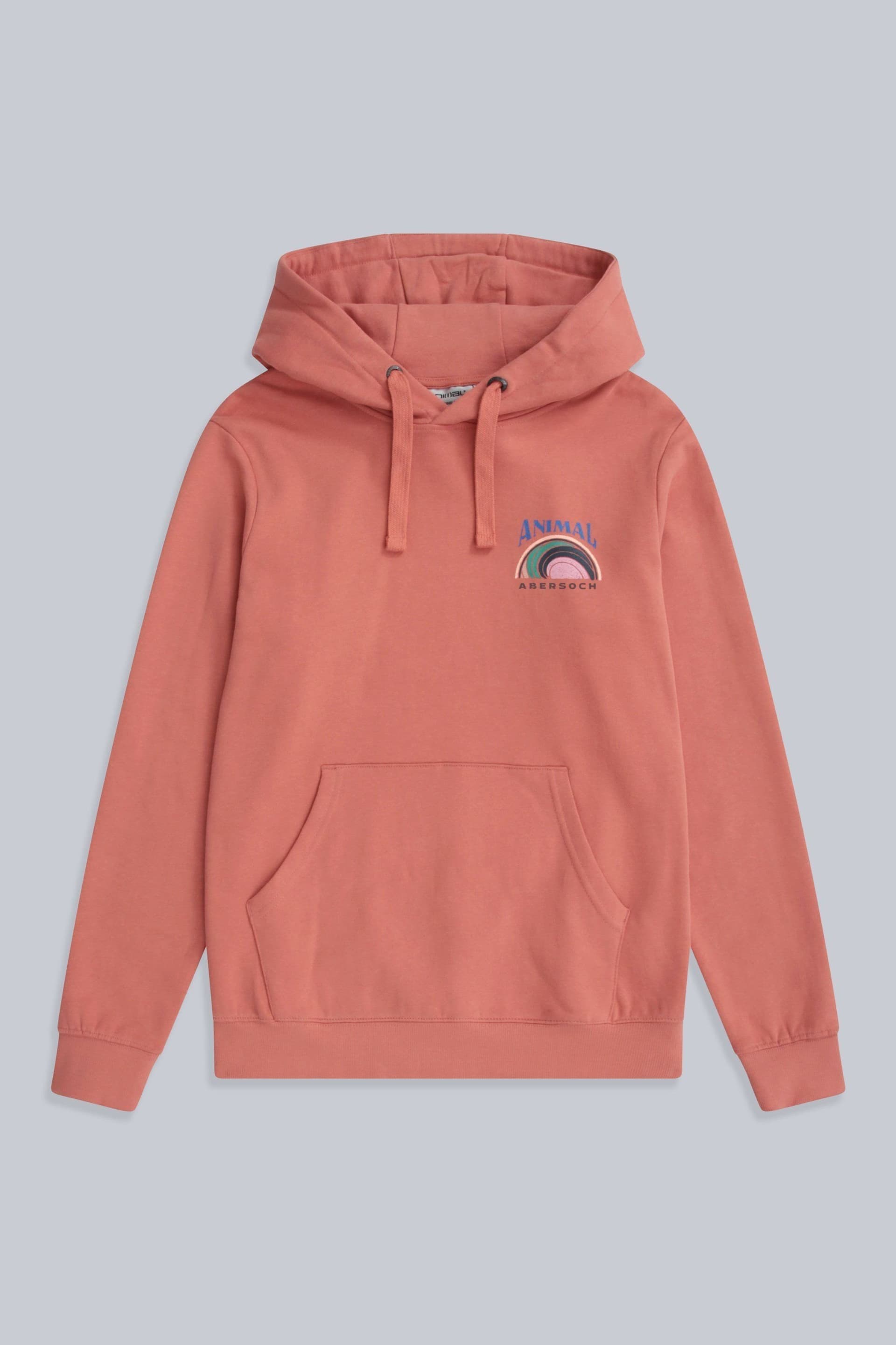 Animal Animal Pink Abersoch Print Soft Hoodie